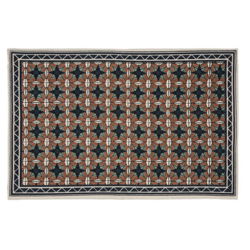 TAPIS LE CAFE IMPRIME EN COTON︱Lory