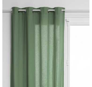 RIDEAU ANJALI EN COTON VERT︱Lory