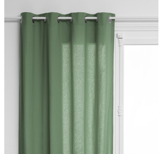 RIDEAU ANJALI EN COTON VERT︱Lory