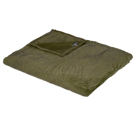 PLAID FLANNELLE 3D VERT KAKI︱Lory