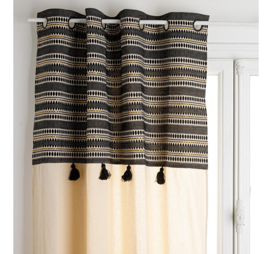 RIDEAU DELHI MOTIFS JACQUARD