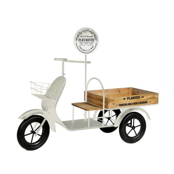 TRICYCLE PORTE PLANTES BLANC︱Lory