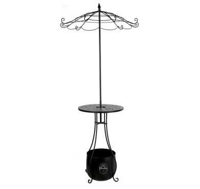 PARASOL PORTE PLANTES NOIR︱Lory