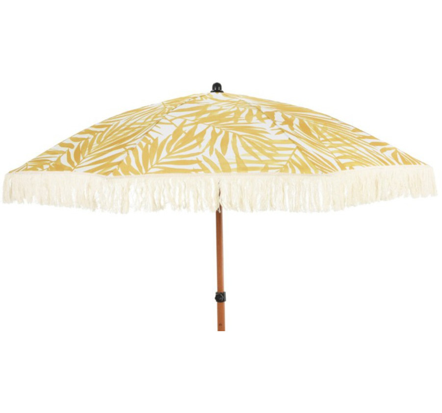 PARASOL DE PLAGE MOTIF FEUILLE