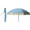PARASOL DE PLAGE BLEU 155CM