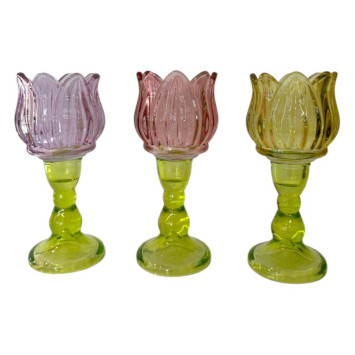 TULIPE PARTYLIGHT EN VERRE︱Lory