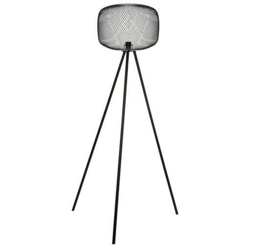 LAMPE TREPIED METAL NOIR