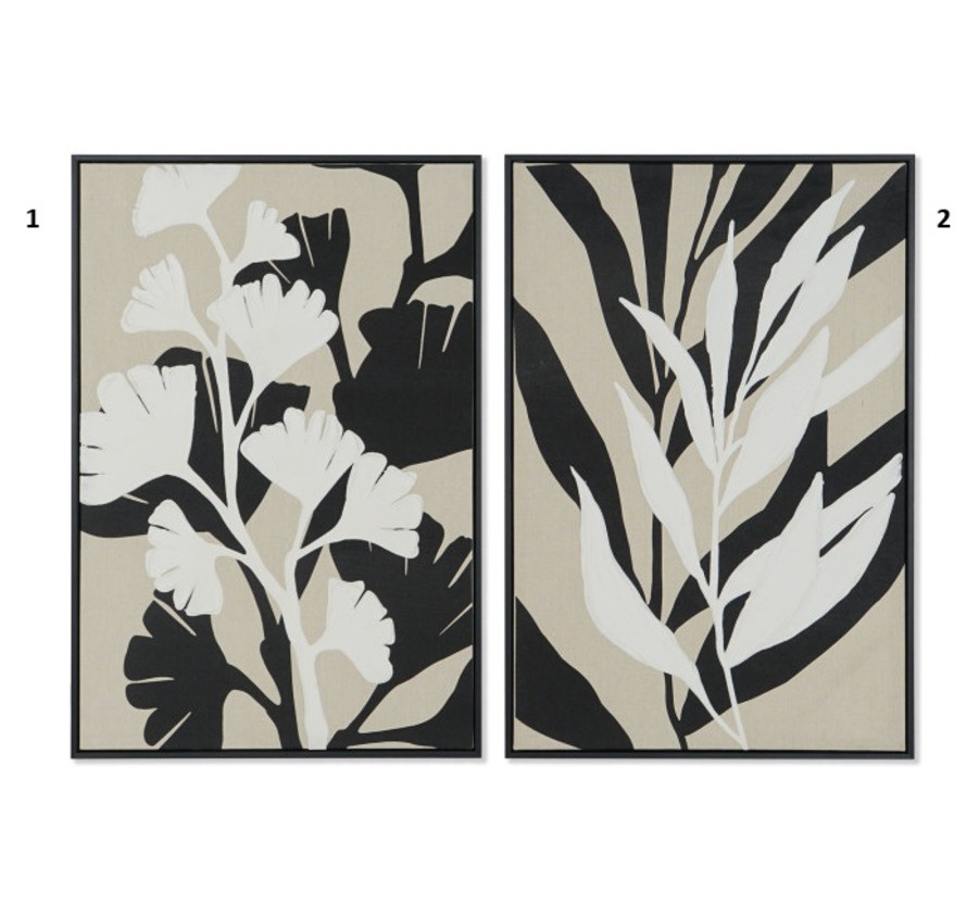 TABLEAU TOILE FEUILLES