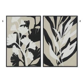 TABLEAU TOILE FEUILLES︱Lory