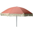 PARASOL DE PLAGE ROSE 155CM