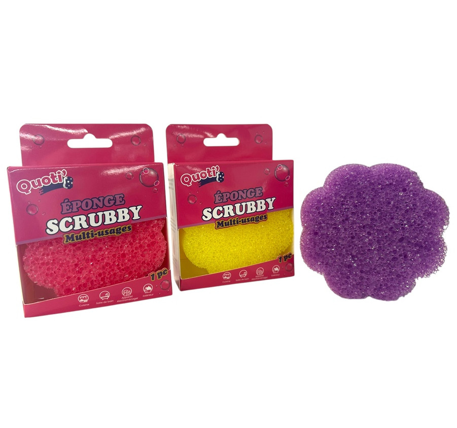 EPONGE SCRUBBY FLEUR