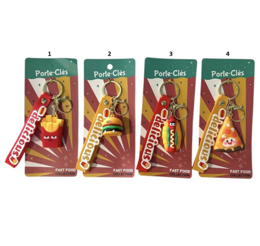 PORTE CLES FUN FAST FOOD︱Lory