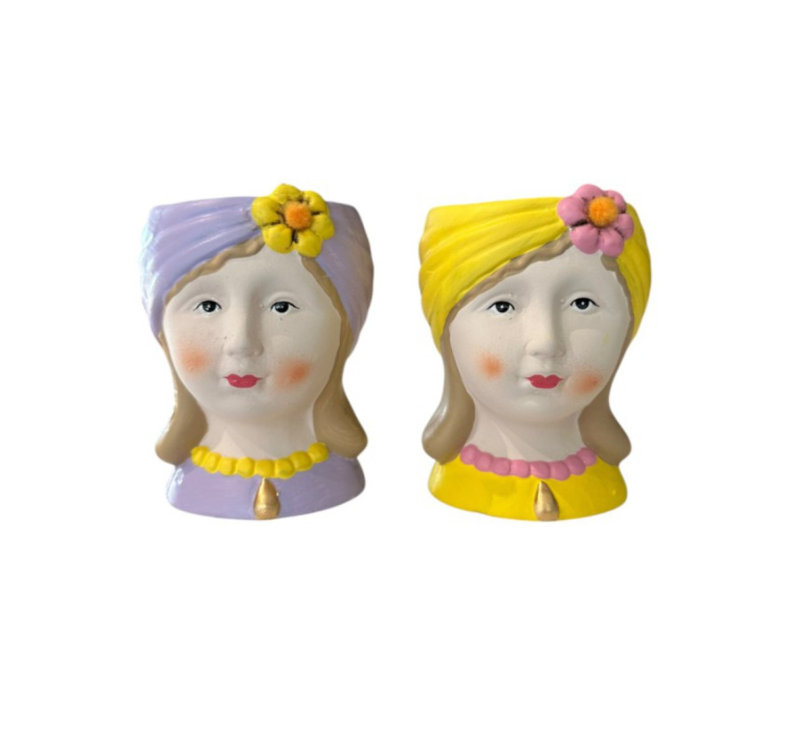 POT VISAGE FEMME EN CERAMIQUE