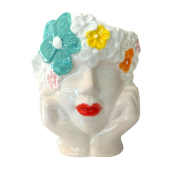 VASE VISAGE FEMME 11X9X13CM︱Lory