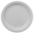ASSIETTE BLANCHE EN MELAMINE
