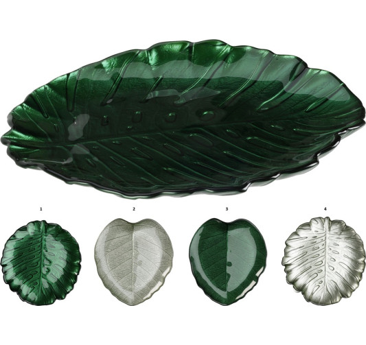 ASSIETTE VERRE D28CM 4ASS | Lory