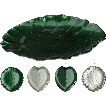 ASSIETTE VERRE D28CM 4ASS | Lory