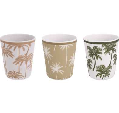 GOBELET MELAMINE 9X10.5CM 3ASS | Lory