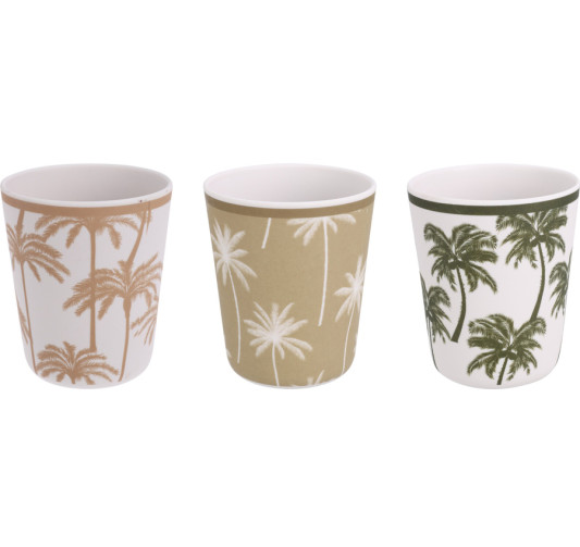 GOBELET MELAMINE 9X10.5CM 3ASS | Lory