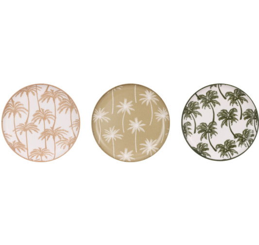 ASSIETTE MELAMINE 25CM - 3 ASS | Lory