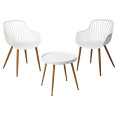 SET DE SALON DE JARDIN 3 PCS