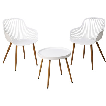 SET DE SALON DE JARDIN 3 PCS