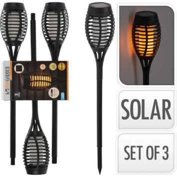 SET DE 3 LAMPES SOLAIRE