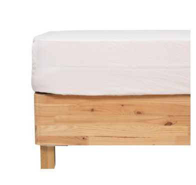 DRAP HOUSSE BLANC 140X190CM