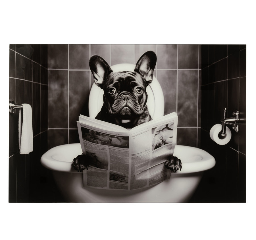 DECORATION MURALE BULLDOG