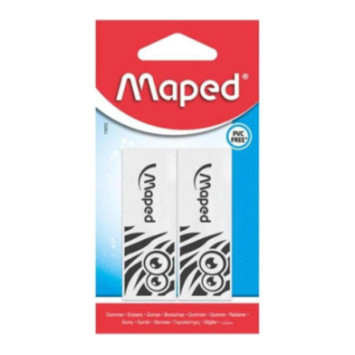 SET DE 3 GOMMES ZEBRE MAPED