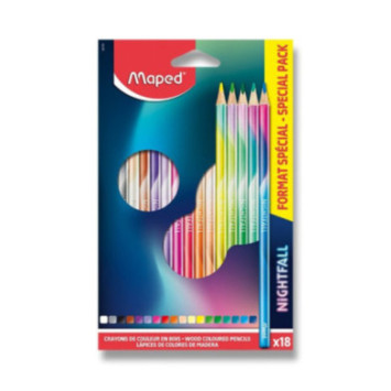 SET DE 18 CRAYONS DE COULEUR