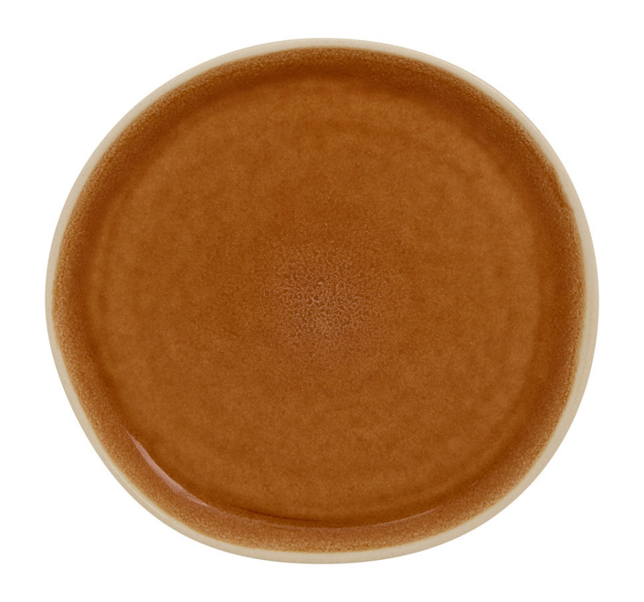 ASSIETTE A DESSERT WONJA OCRE