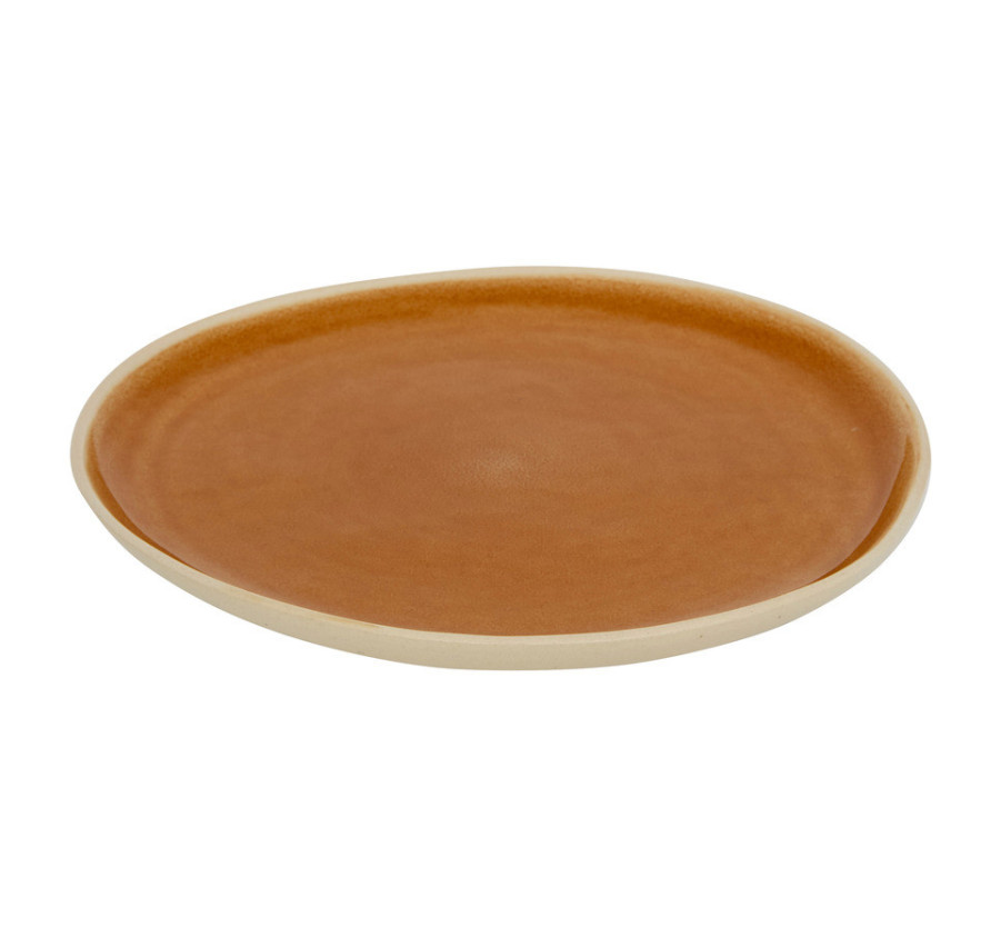 ASSIETTE PLATE WONJA OCRE