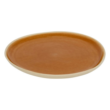 ASSIETTE PLATE WONJA OCRE