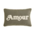 COUSSIN EN COTON BRODE AMOUR
