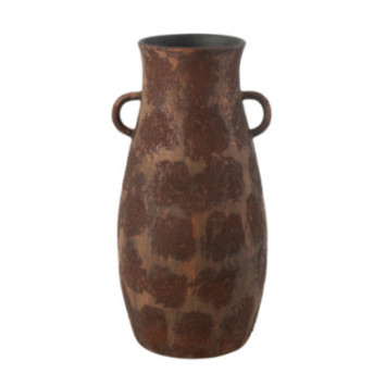 VASE AMPHORE TERRA MARRON