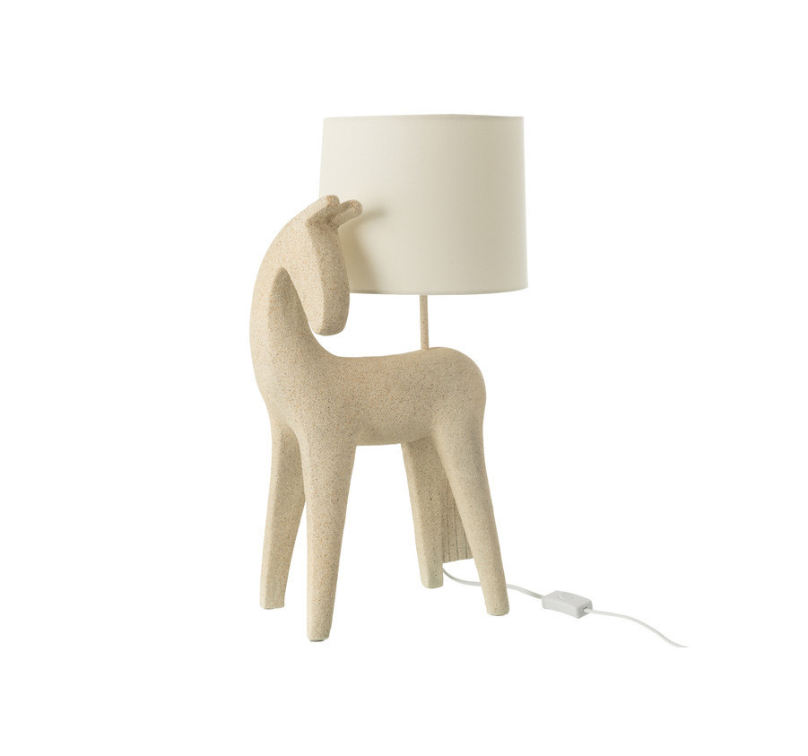 LAMPE CHEVAL MODERNE RESINE
