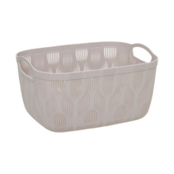 PANIER 15L MOTIF FEUILLE