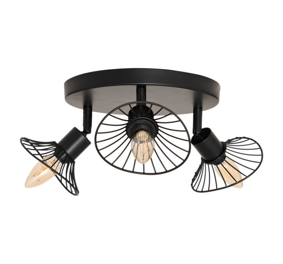 PLAFONNIER 3 APPLIQUES ADELIA