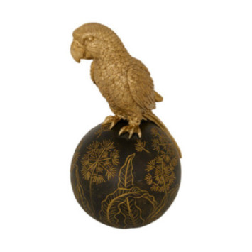 OISEAU EN RESINE BELLI H.19CM