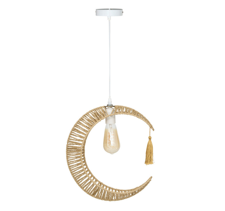 SUSPENSION EN CORDE FORME LUNE