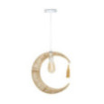 SUSPENSION EN CORDE FORME LUNE