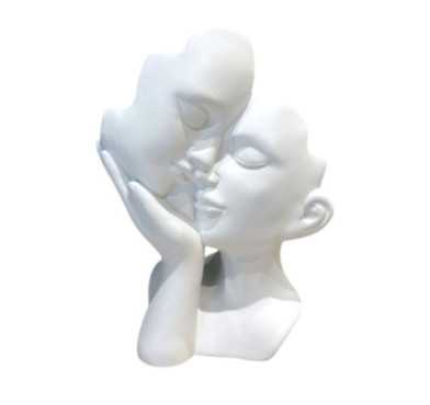 STATUE DUO BLANC︱Lory