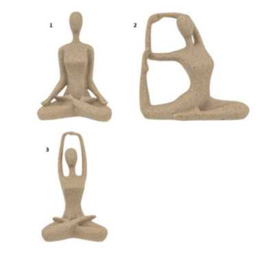 STATUE FEMME EN RESINE BEIGE︱Lory