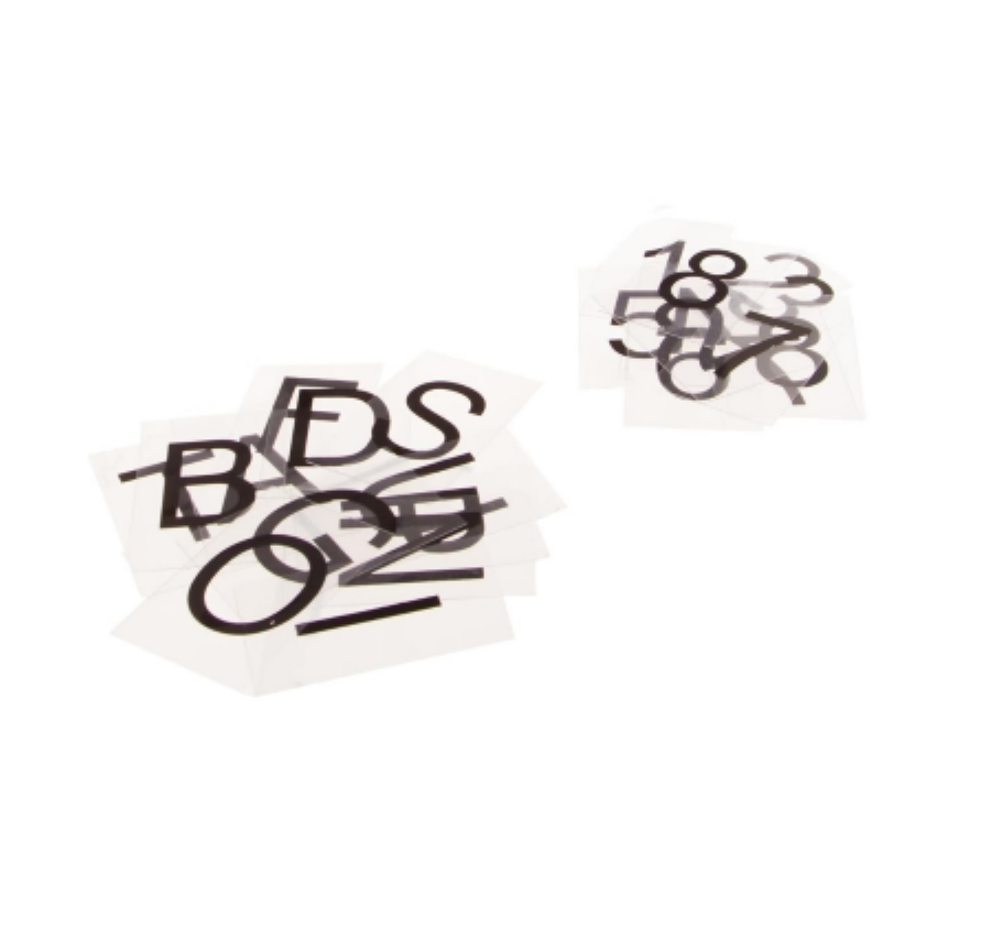 KIT 100 LETTRES POUR BOITE