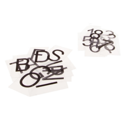 KIT 100 LETTRES POUR BOITE︱Lory