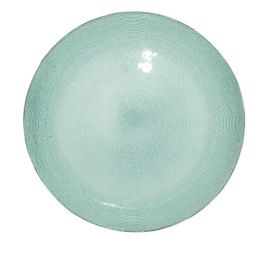 ASSIETTE PLATE VERTE PALM