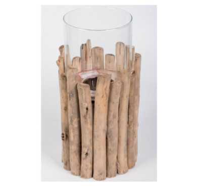 PHOTOPHORE BOIS ET VERRE︱Lory