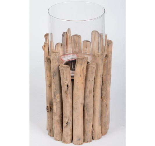 PHOTOPHORE BOIS ET VERRE︱Lory