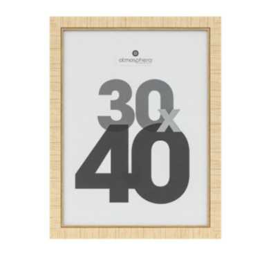 CADRE PHOTO EN BOIS BEIGE